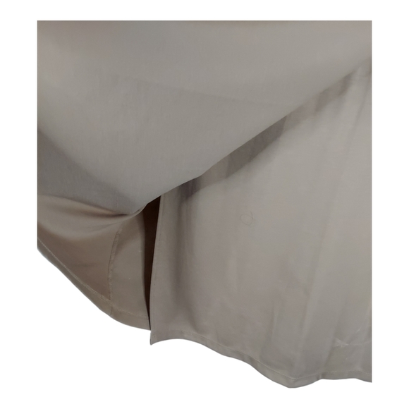 FAITH LOVE PASSION FLP Size Small Tan Vtg Look Wrap Dress Cloth Cover Buttons - Picture 14 of 15